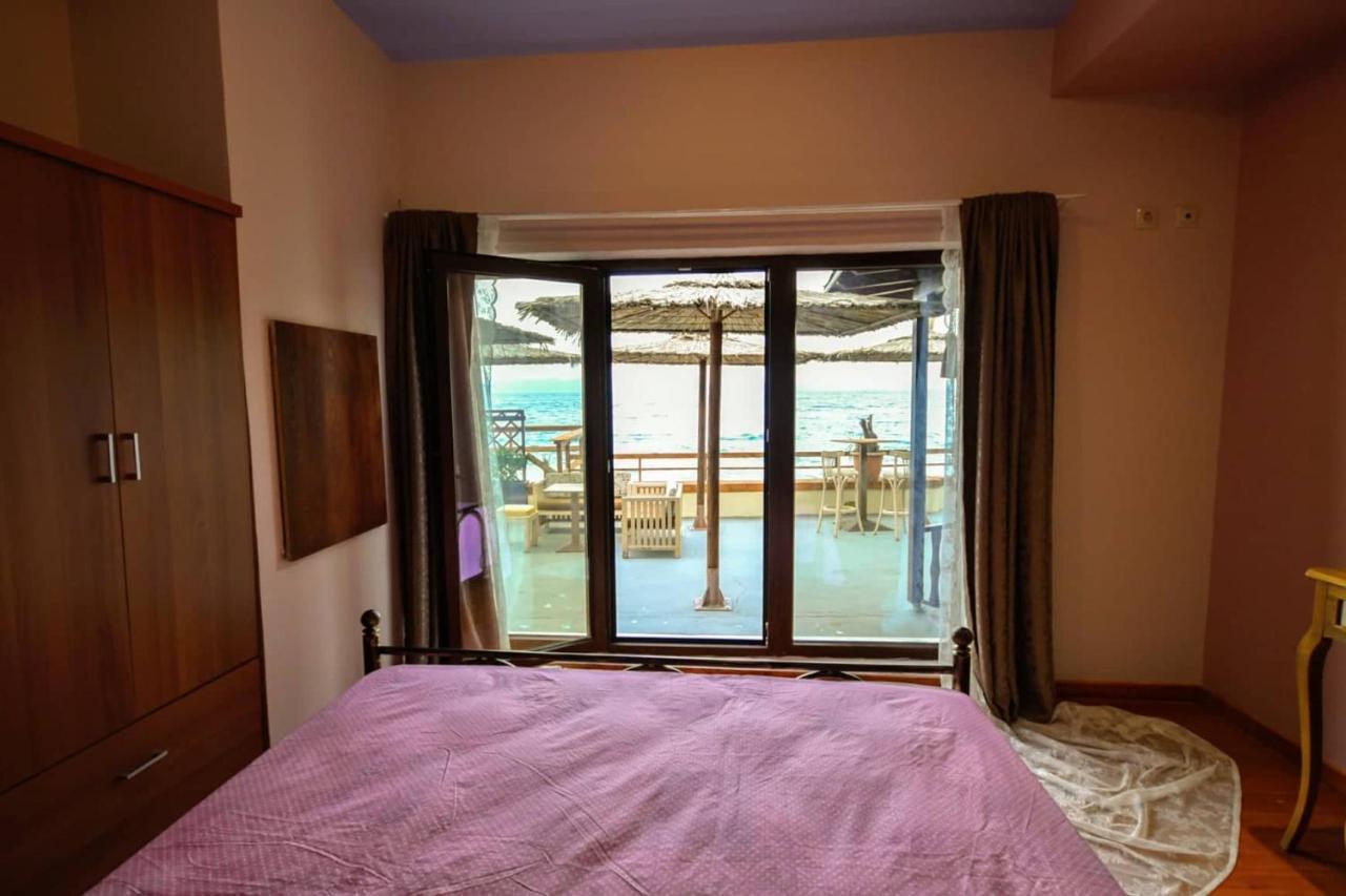 Stone Villa Inside Sea- Kids'Land Platanidia Exterior photo