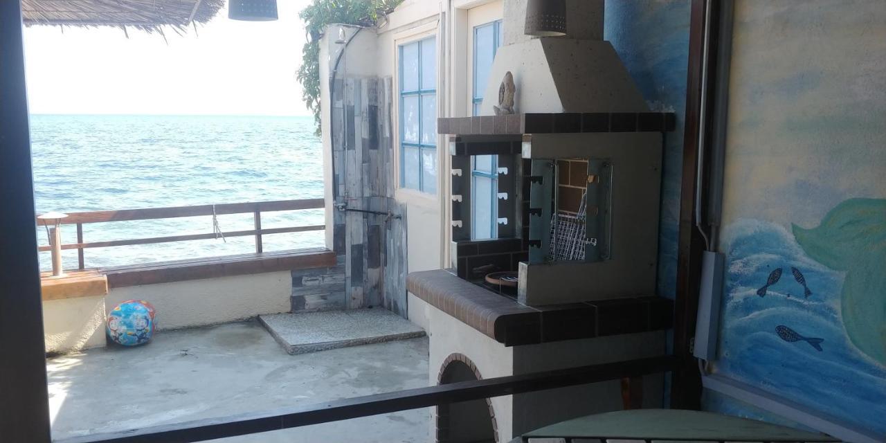Stone Villa Inside Sea- Kids'Land Platanidia Exterior photo