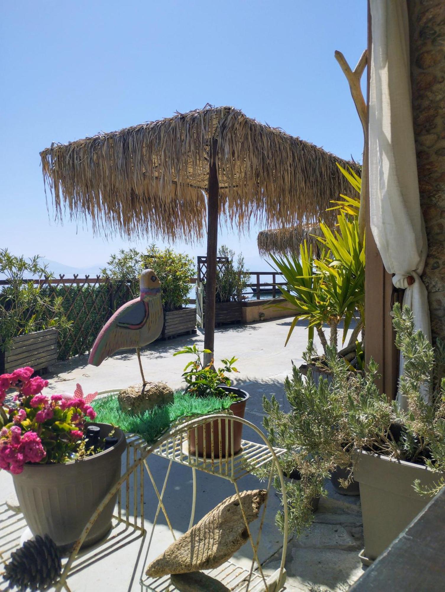 Stone Villa Inside Sea- Kids'Land Platanidia Exterior photo