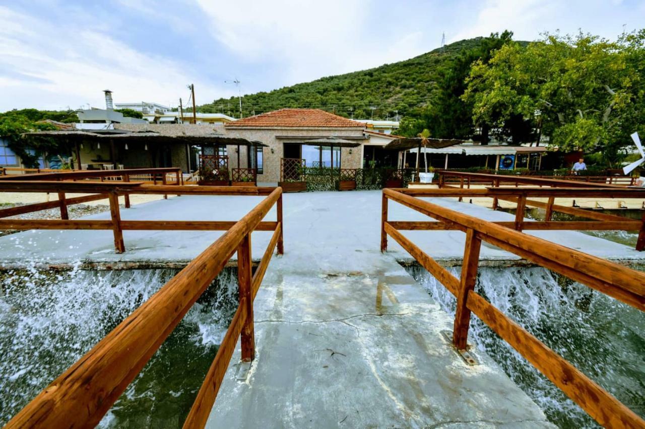 Stone Villa Inside Sea- Kids'Land Platanidia Exterior photo