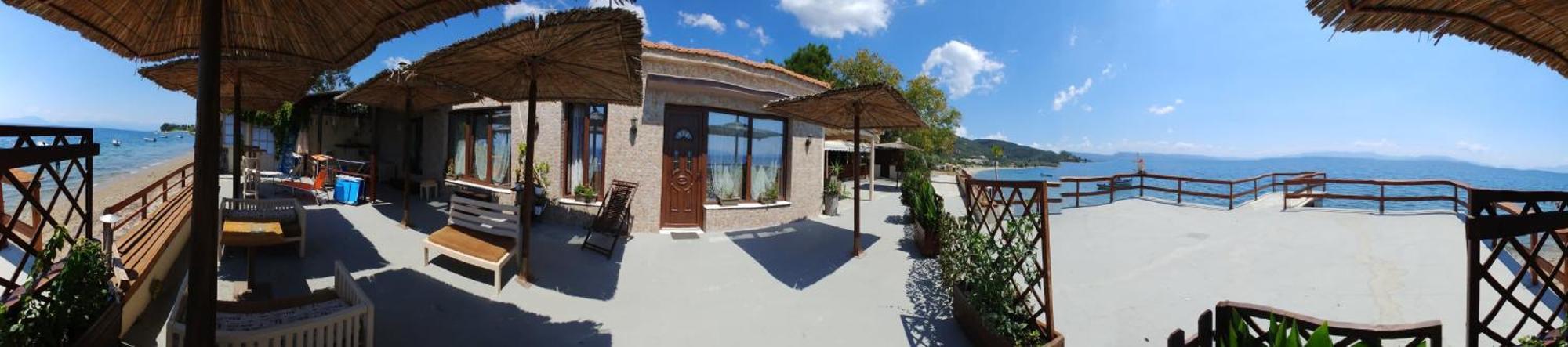 Stone Villa Inside Sea- Kids'Land Platanidia Exterior photo